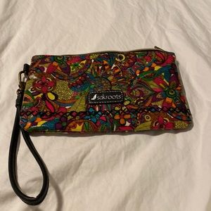 Sakroots wristlet, multi-colored